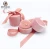 Import Mingli Wholesale custom logo size luxury jewelry boxs double Round velvet mini small jewelry Pink Ring box from China