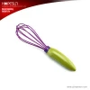 Mini manual silicone egg whisk with PP handle egg tools