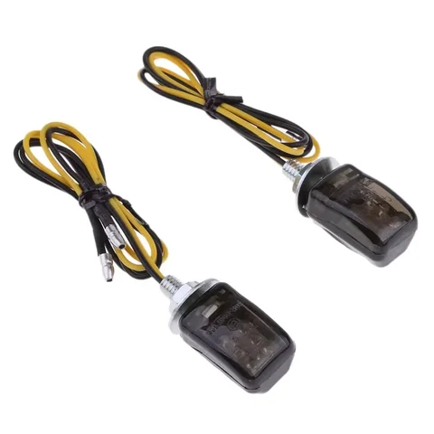 Buy Mini Micro Motorcycle Amber Led Indicators Blinkers Turn Signal ...