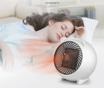 Mini portable space heater home office desk heater mute remote rapid heating thermostat 110V 220V 500W room fan heater