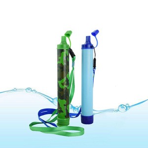 Mini Portable Travel Kit Emergency Purifier Outdoor Survival Gear Drinking Water Filter Straw for Camping Backpacking Hiking