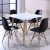 Import Modern cheap dinning chair wooden legs plastic dinner kitchen dining chairs for sale from China
