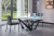 Import Modern extension  Dining Table W shape Leg butterfly legs from China