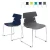 Import Modern fashion metal legs hotel conference office plastic chair from China
