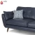 Import Modern leather couch living room sofa from China