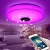 Import Modern LED Ceiling Light Bluetooth Music RGB Dimmable Lamp 36W APP Remote Control Colourful Party Bedroom 40*40*10cm from China
