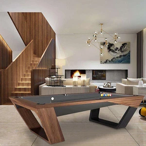 Modern luxury table Pocket Material and stainless steel Material korea billiard pool table