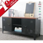 Modern Metal Lcd Tv Stand With Storage Cabinet And Dvd Racks