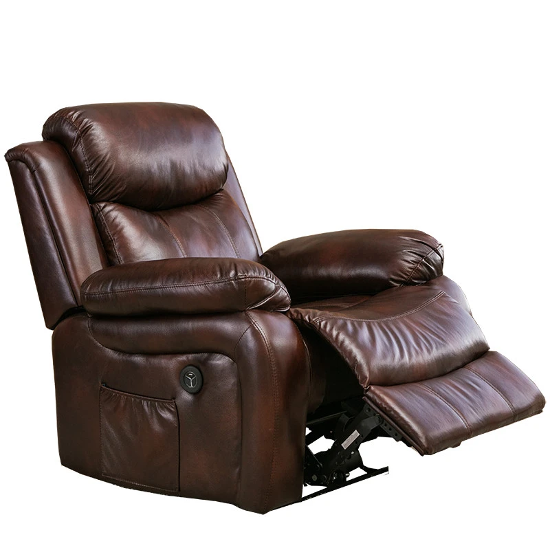 Modern Microfiber Leather Massage Electric Kd Motor PU One Seater Seat Cinema Living Room Manual Power Single Sofa Recliner