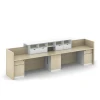 Modern Reception Desks Color Matching Counter Front Desk Counter(QT-01C24)