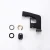 Import Modern sanitary ware matte black single hole bathroom pull out basin faucets from China