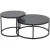 Import modern simple living room round coffee table bedroom movable small furniture wood top bed side table from China
