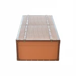 Modern Style Sliding Wooden Coffee Desk Stores A Wheeled Tea Table