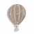 Import Modern Wood Wall Clock World Hot air balloon 3D Laser Cut Kitchen Decorative Office from Italy