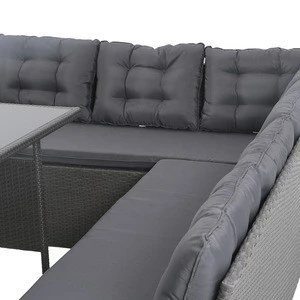 Modular Patio Rattan Weave Garden Furniture Outdoor Lounge Couch Sofa Made in China