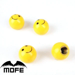 MOFE Racing Smile Face Car Motorcycle Tire Valve Caps