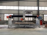 mono CNC bridge saw 5 axis for granite bridge saw 5 axis cutter GQ-3220D bridge saw cnc control cut out sink hole