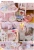 Import Mookids Doll house model toys role play elegant house  furnishing Pink Girl home room children toys kids not include glue from China