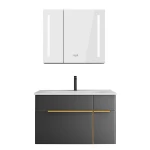 morden Modern Wall Mounted Washbasin bathroom furniture set vanity cabinet