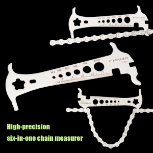 Mountain bike chain measuring caliper wear gauge measuring chain gauge caliper detection tool