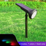 multi color solar garden landscape light outdoor led lighting