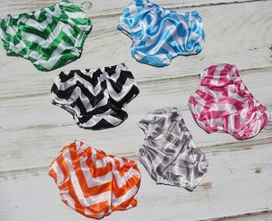 Multicolor lovely satin girls ruffle diaper cover bloomers christmas underwear for girls