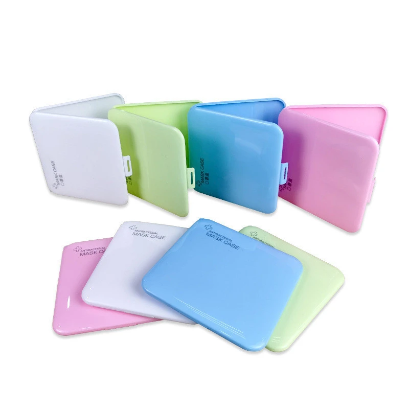 Multifunctional plastic face cover case small size easy to carry in pocket 13*10.5*1.2cm/ 5.1*4.13*0.47inch
