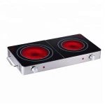 National Kitchen Appliances 2 burner ceramic Infrared Cooker stove