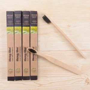 Natural Eco-friendly Biodegradable Wooden Bamboo Toothbrush