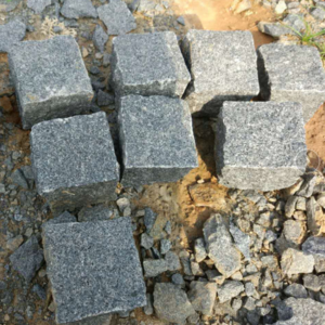 Natural Grey Black Quartzite stone flagstone paving cubes flooring square paver