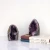Import Natural stone bedroom decor  bookends decorative   marble amethyst cave bookend from China