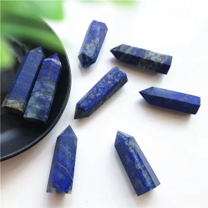 Natural wedding souvenirs guests folk crafts gemstone crystal healing stone lapis lazuli crystal point