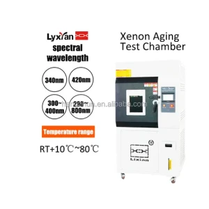 New 290nm to 800nm Full Spectrum Xenon Spectral Wavelength Xenon Lamp Arc Aging Test Chamber Xenon Arc Light Fastness Tester