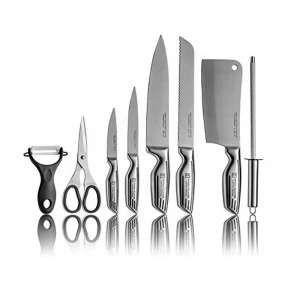 New 9 Pcs Wholesales Kitchen Stainless Steel Knife Set