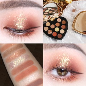 New Arrival Fast Delivery make up Make Your Logo 12 Color Eyeshadow 12 Color Highlight Palette