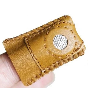 New Arrival Handmade Patchwork Faux Leather Thimble Finger Sets With Metal Tip DIY Sewing Tools Hand Needlework Accessory