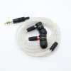 new arrival MMCX silvered cable 8MM earphone wired