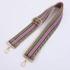 New Canvas Stripe Slanting Side Back Shoulder Belt Widening Long Shoulder Strap Colored Ribbon Bag Accessories