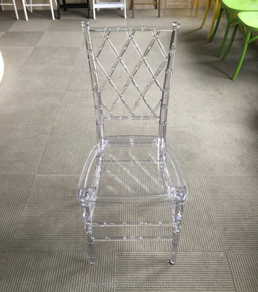 NEW clear resin chiavari/tiffany chair