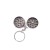 Import New custom pattern portable small mini 30*13mm smoking accessories metal dry herb tobacco weed keychain grinder from China