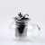 Import new design 400/600/800/1000/1300ML pyrex glass teapot with infuser from China