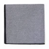 New Design Handkerchief 100% Cotton Mens Black Pocket Square with Gift Box