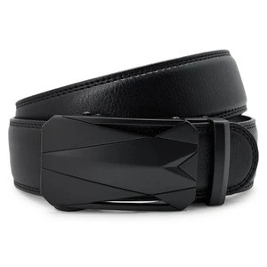 New Designer Men Fashion PU Leather Belt With Automatic Buckle Waist Belts For Men