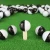 Import New Durable Two-color Ball Golf Balls Golf Training Balls Sports Black White Golf Practice Balls from China