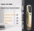 New High Quality Smart Electronic Door Lock Fingerprint Password Automatic Card Bluetooth Mechanical Key Security Access Lock