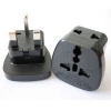 New hot selling products Hot Double sockets, Universal to UK Singapore Malaysia plug travel adapter adaptor with safety shutter