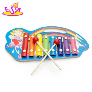 New hottest kids small xylophone wooden musical toys with 8 keyboard W07C064