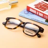 New model eyewear acetate vintage optical frame glasses unique eye glass spectacle frame with spring hinge