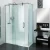 Import New Modern Design bathroom frameless 6mm tempered glass sliding shower door bath screen from China