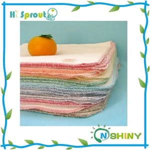 New organic reusable bamboo cloth baby wipes
